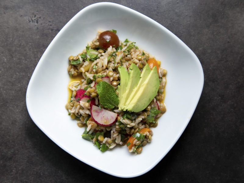 Rice and Lentil Salad