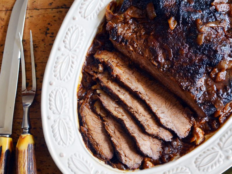 Andrew Zimmern's Hanukkah Brisket