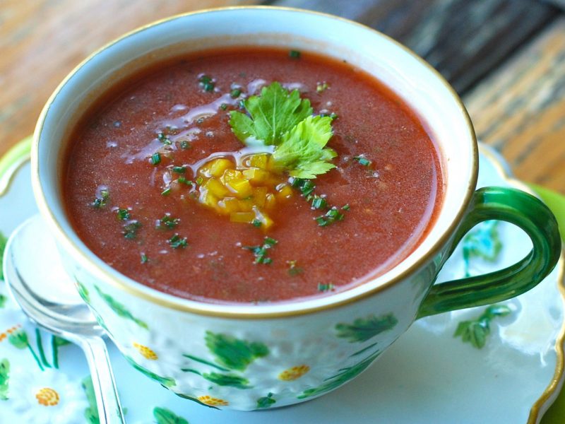 Andrew Zimmern's Recipe for Gazpacho