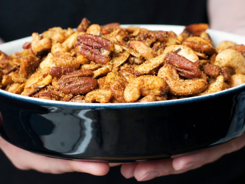 Andrew Zimmern's recipe for spiced nuts