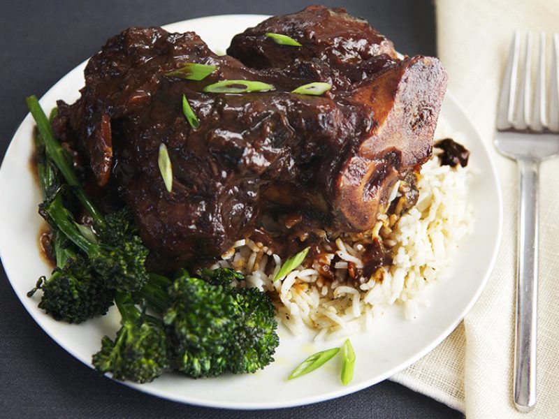 Braised Pork Shanks with Miso|