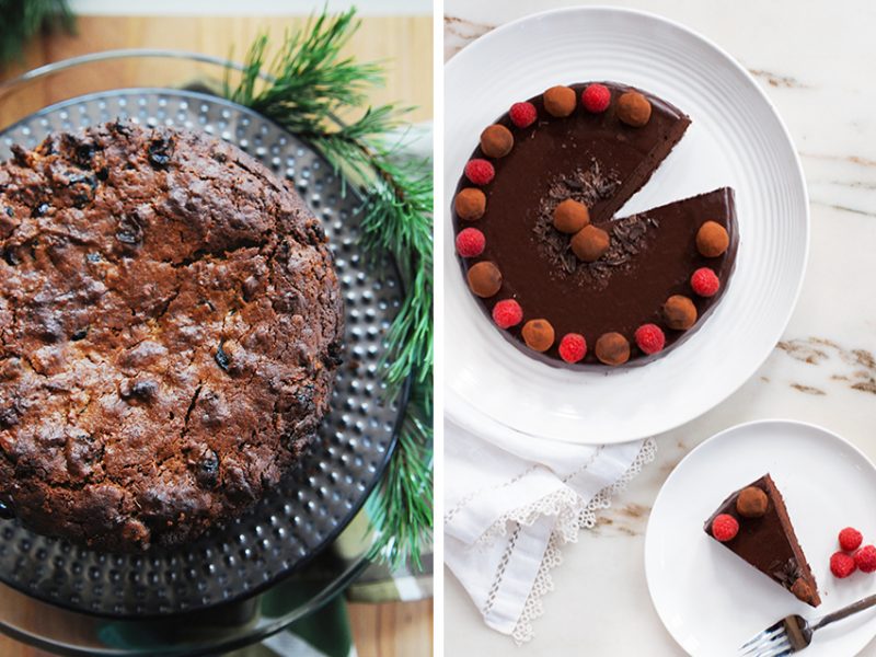 Christmas Desserts|Chocolate Cake with Ganache|Boiled Christmas Fruit Cake|Caramel Pear Galette|Easy Cranberry Cake|Chocolate Cake with Chocolate Ganache|Chocolate Bread Pudding|Pear Tarte Tatin