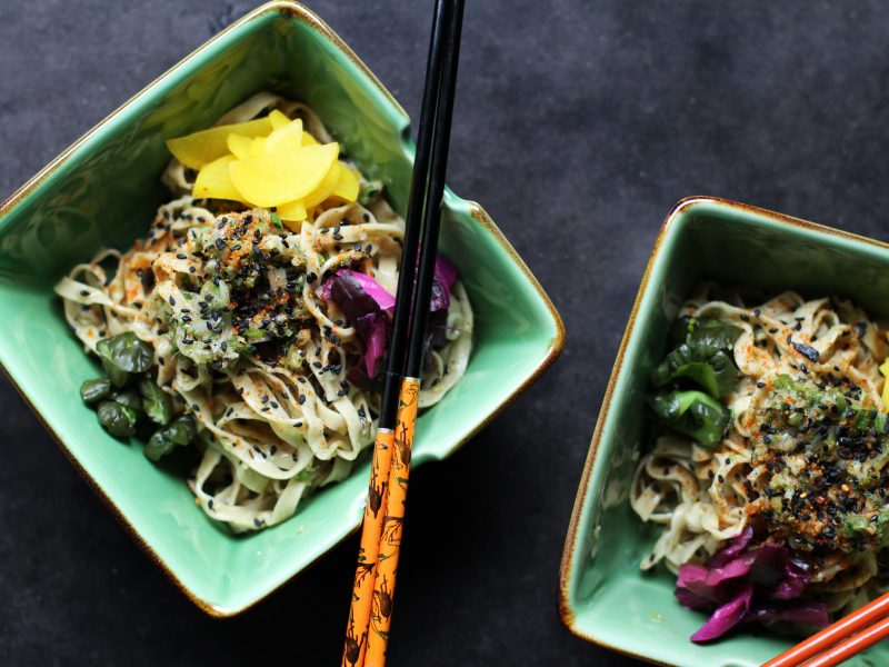 Andrew Zimmern's Ginger Scallion Noodles Recipe