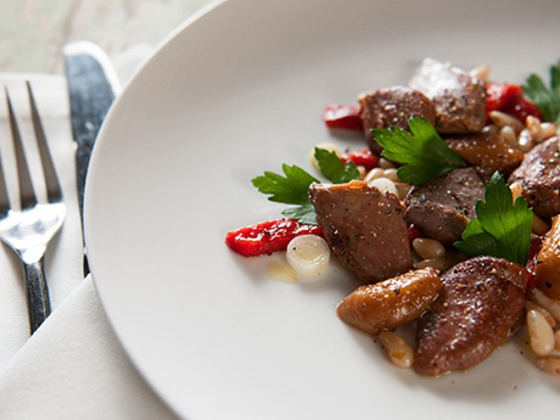 Hank Shaw's Dove Salad with Roasted Peppers|Hank Shaw's Dove Salad