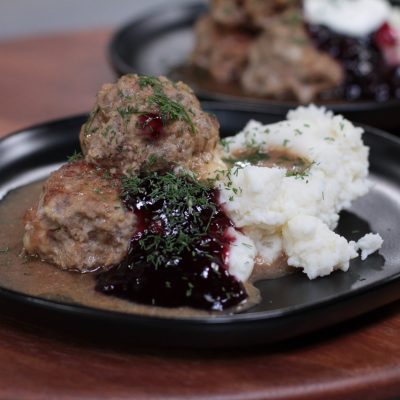 Andrew Zimmern's recipe for Swedish meatballs