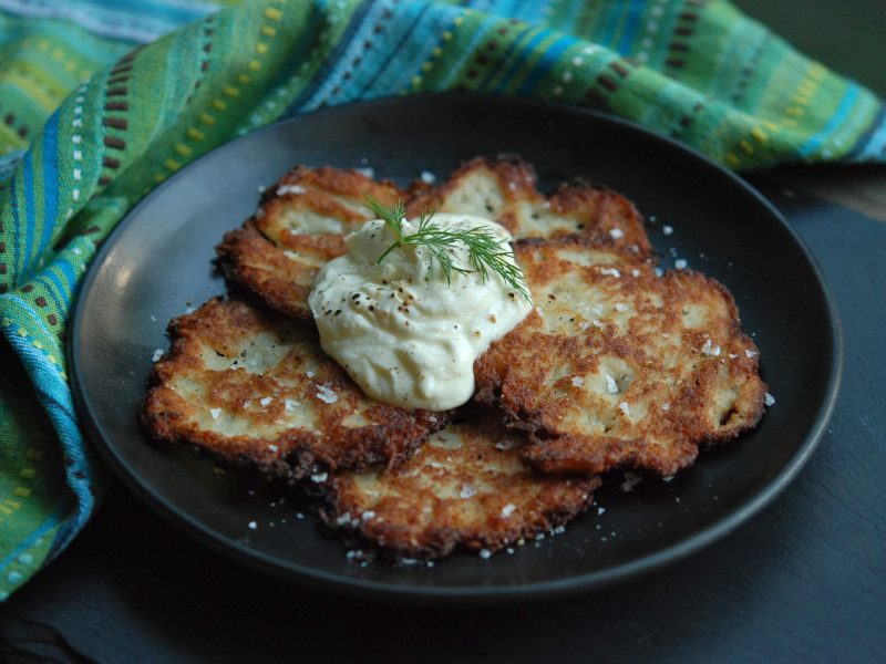 Andrew Zimmern's Potato Latkes