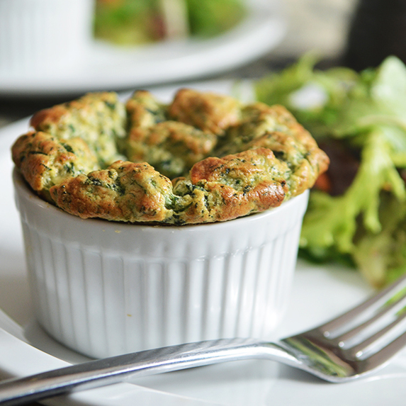 Easy Spinach Souffles