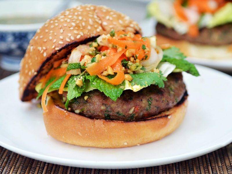 |Vietnamese Pork Burger|Vietnamese burger|Vietnamese pork burger